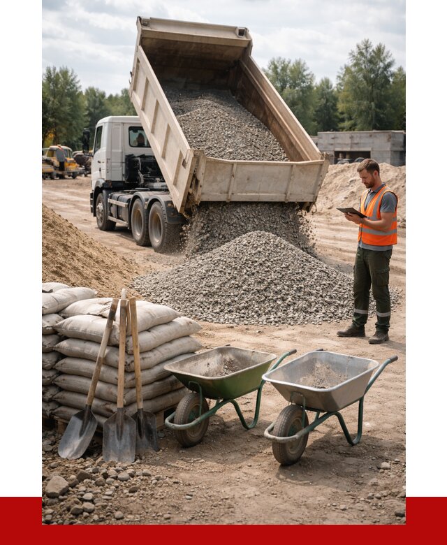 Доставка нерудных материалов в Сатке от 1241 руб. | ПРОНЕРУДСтк