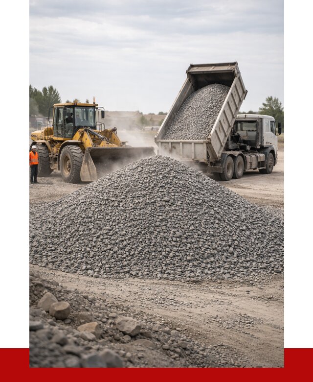 Купить щебень с доставкой в Сатке от 2586 руб. | ПРОНЕРУДСтк