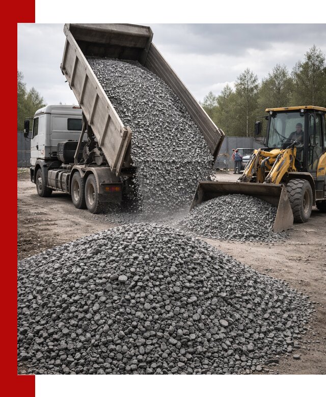 Доставка и продажа щебня гранитного в Сатке