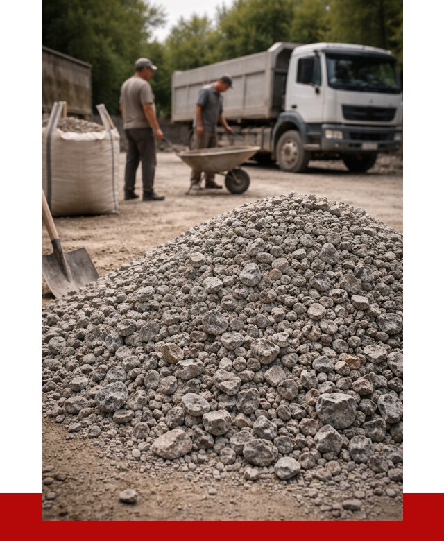 Гранитный щебень фракция 20-40 в Сатке от 3310 руб. ПРОНЕРУДСтк