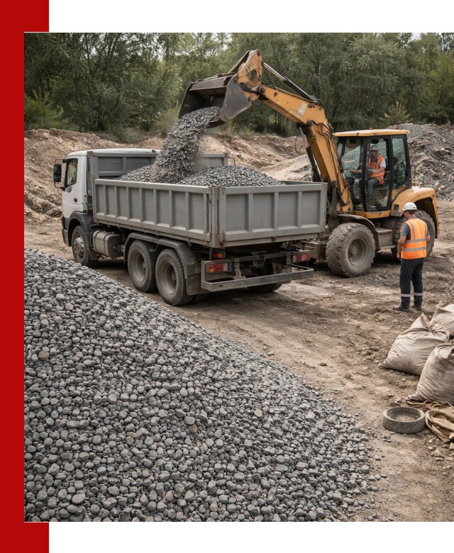 Доставка гравийного щебня в Сатке оптом и в розницу
