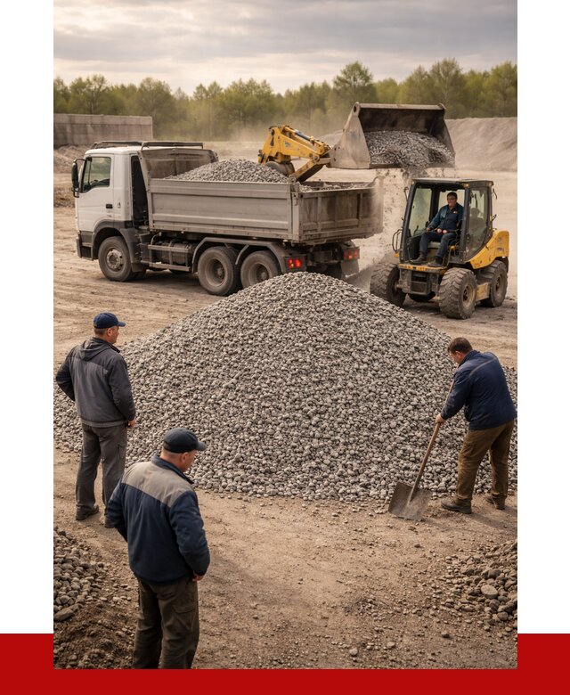 Гравийный щебень фракция 5-20 в Сатке от 2483 р. ПРОНЕРУДСтк