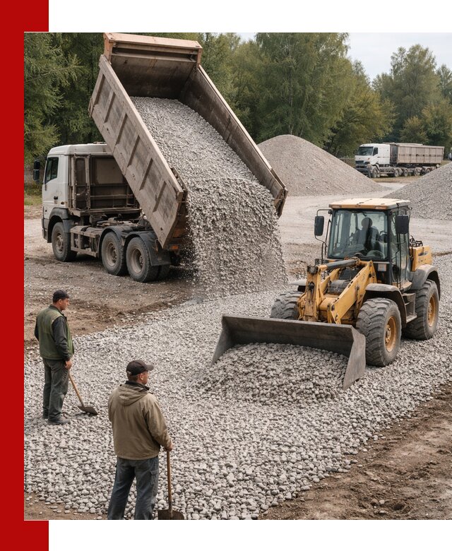 Купить гравийный щебень фракция 20-40 в Сатке с доставкой