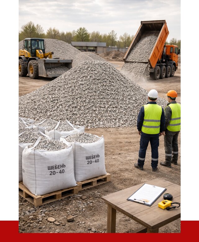 Известняковый щебень 20-40 в Сатке от 2172 р. ПРОНЕРУДСтк