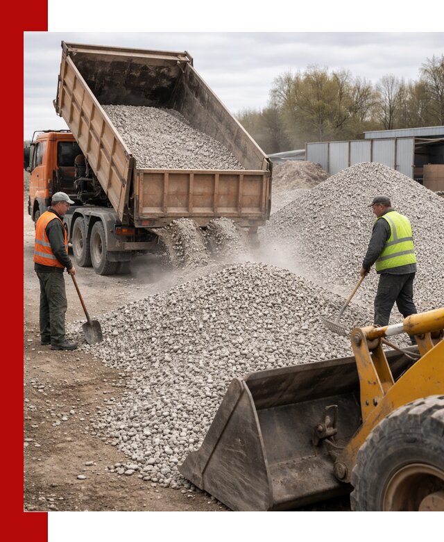 Доломитовый щебень фракции 5-20 с доставкой в Сатке