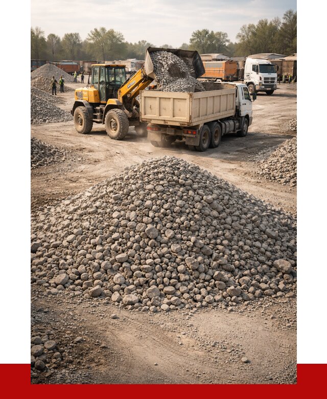 Вторичный щебень фракция 40-70 в Сатке от 1800 р, ПРОНЕРУДСтк