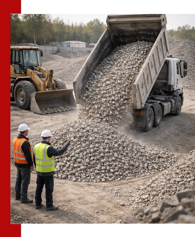 Вторичный щебень фракция 40–70 доставка в Сатке