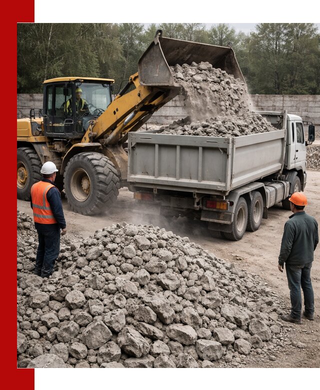 Вторичный щебень фракция 70–150 в Сатке с доставкой