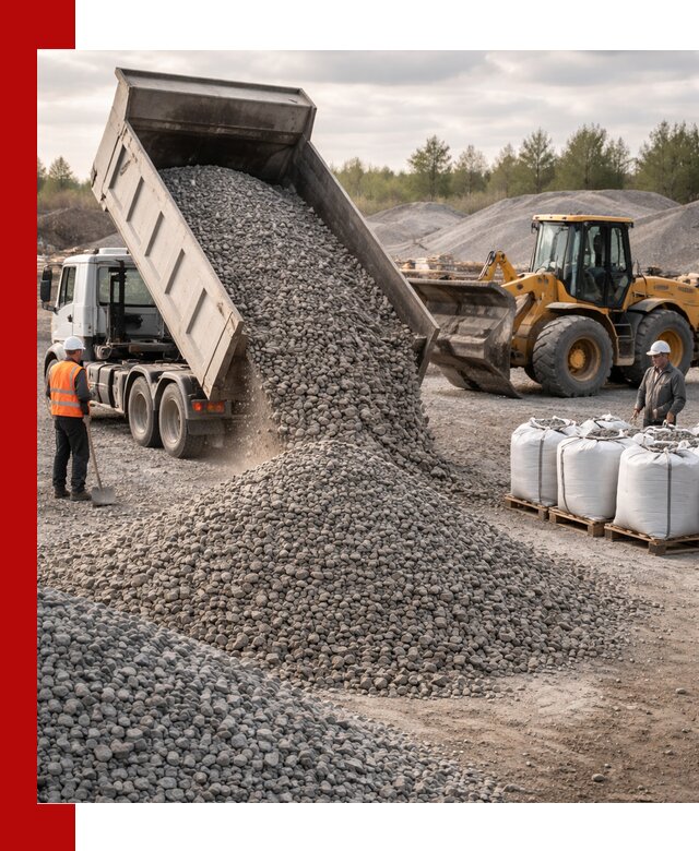 Бетонный щебень фракция 5–20 с доставкой в Сатке