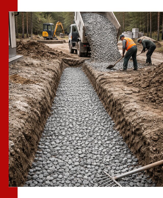 Щебень для дренажа с доставкой в Сатке высокого качества