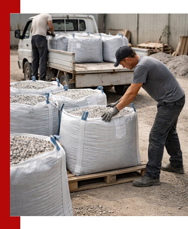 Доставка щебня в мешках по выгодным ценам в Сатке