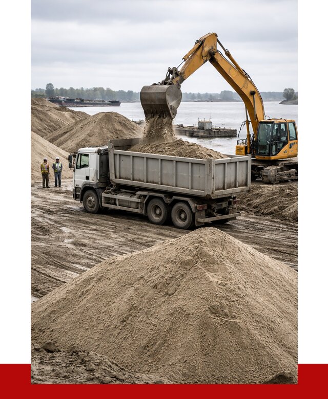 Купить речной песок навалом в Сатке от 1862 р., ПРОНЕРУДСтк