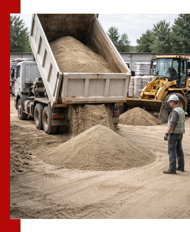 Поставка и доставка песка для бетона в Сатке