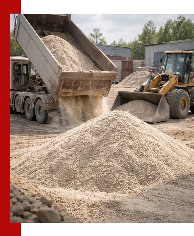 Кварцевый песок с доставкой в Сатке для строительных работ