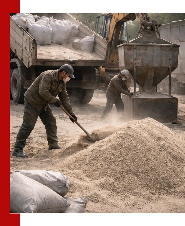 Кварцевый песок для пескоструя в Сатке — доставка и качество