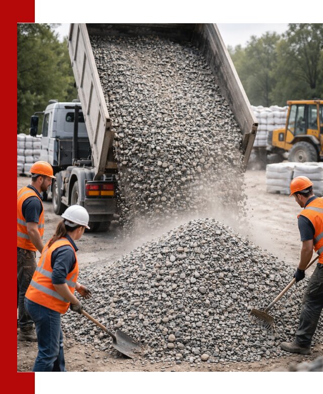 Доставка гравия и камня в Сатке оптом и в розницу
