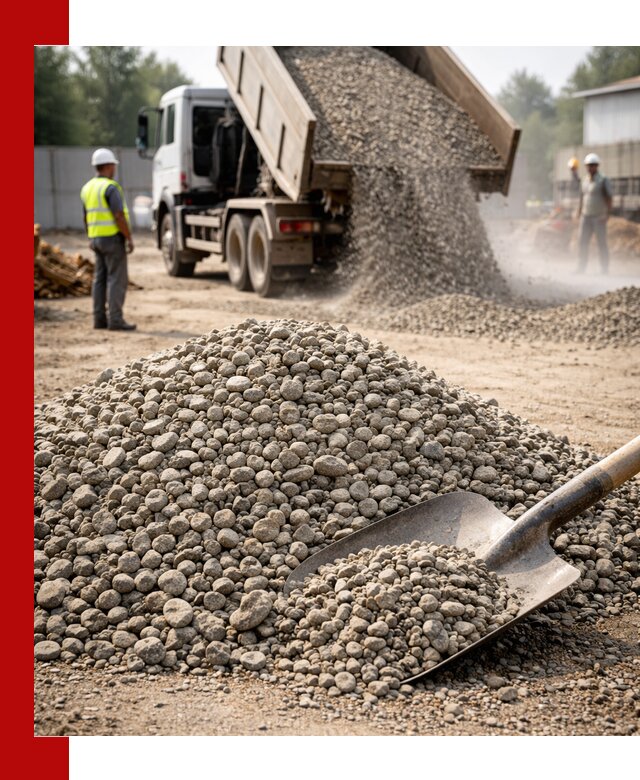 Доставка гравия фракции 20-40 в Сатке с самосвалами