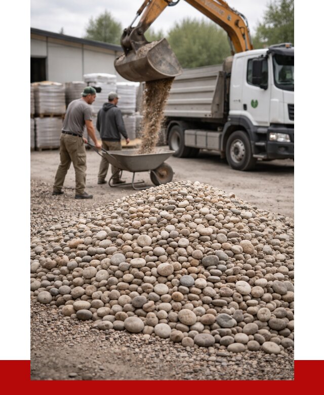 Галька декоративная в Сатке от 3310 р. за куб | ПРОНЕРУДСтк