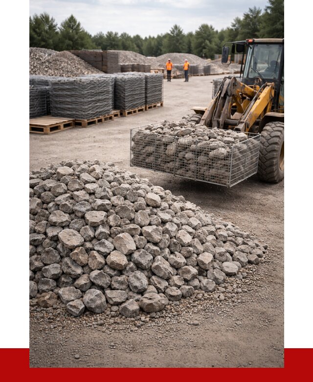 Камень для габионов фракция 70-150 в Сатке от 4344 р. | ПРОНЕРУДСтк