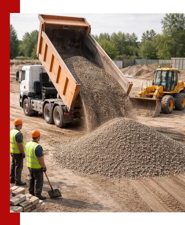 Доставка щебёночно-песчаной смеси ЩПС С7 в Сатке