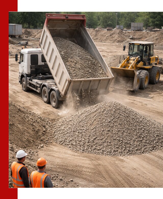 Щебень с песком (ЩГПС С2) с доставкой в Сатке