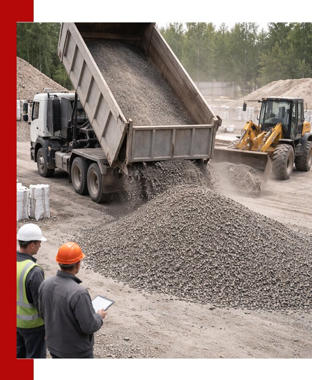 Доставка и продажа гранитного отсева 0-10 в Сатке