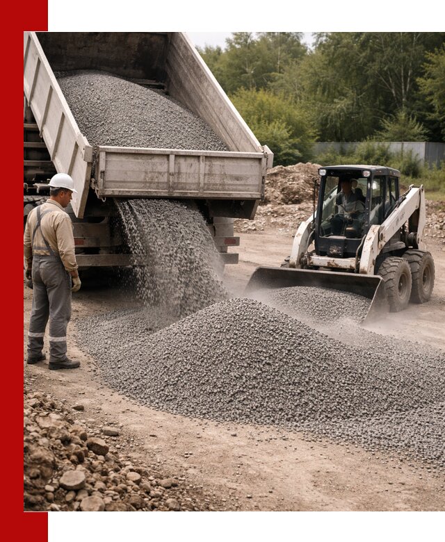 Доставка гравийного отсева 0-5 в Сатке оптом и в розницу