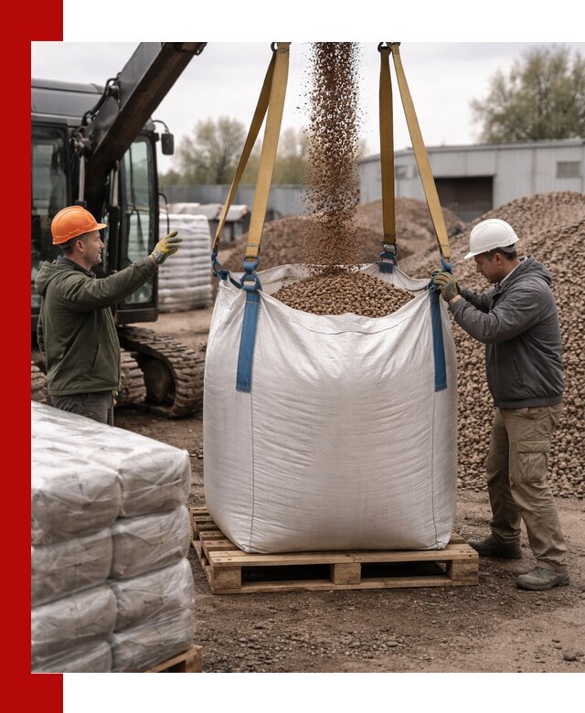 Керамзит в биг-бегах с доставкой в Сатке