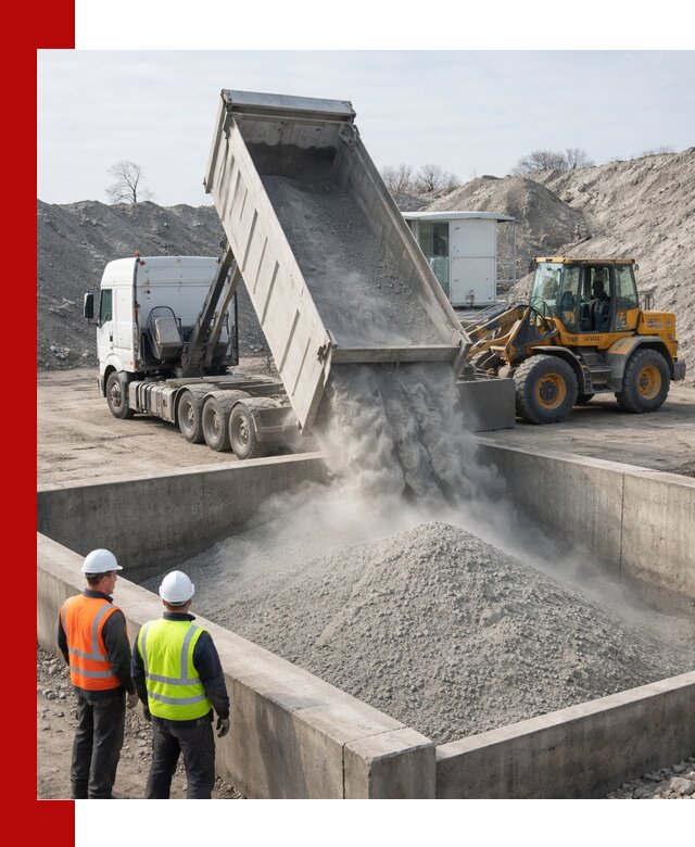 Доставка цемента навалом в Сатке крупными партиями