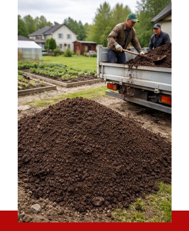Плодородный грунт в Сатке с доставкой от 4344 р. | ПРОНЕРУДСтк