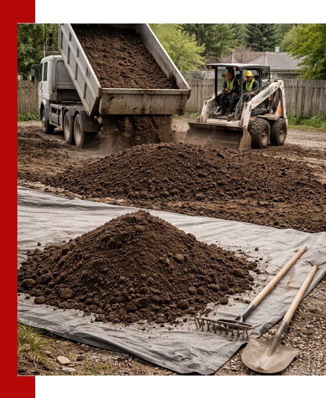 Грунт для отсыпки участка с доставкой в Сатке