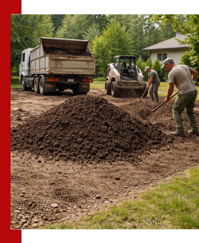 Доставка и укладка грунта для газона в Сатке