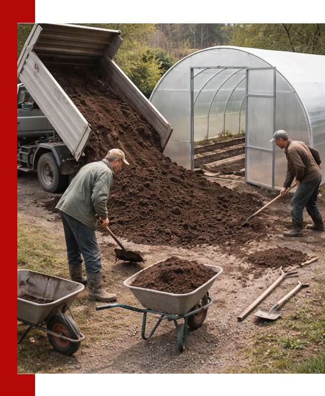 Грунт для теплицы с доставкой в Сатке — плодородный субстрат под растения