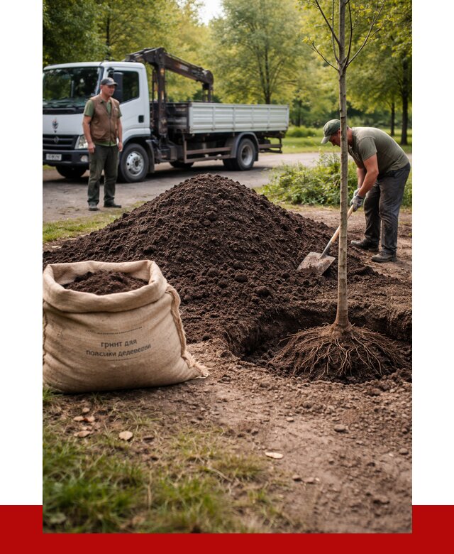 Грунт для посадки деревьев в Сатке от 1241 р. | ПРОНЕРУДСтк