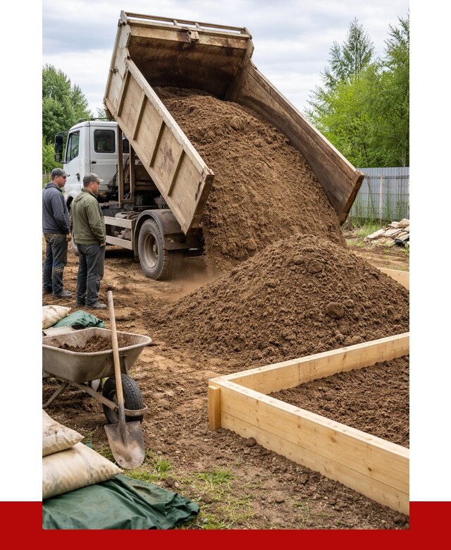 Торфо песчаная смесь в Сатке с доставкой от 1914 р. | ПРОНЕРУДСтк