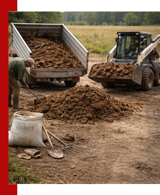 Доставка конского навоза в Сатке с разгрузкой и доставкой на объект