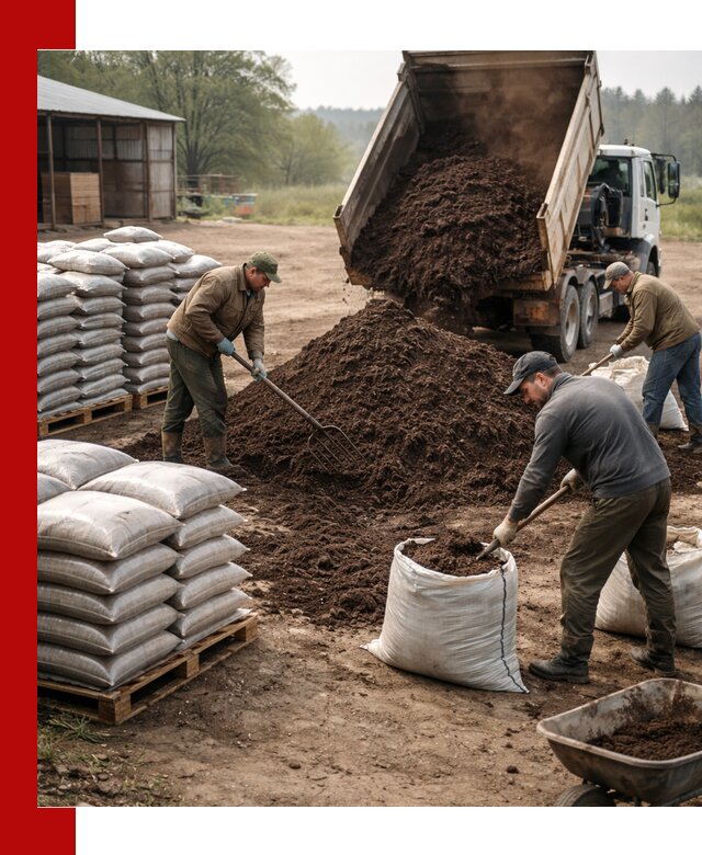 Доставка компоста оптом и в розницу в Сатке
