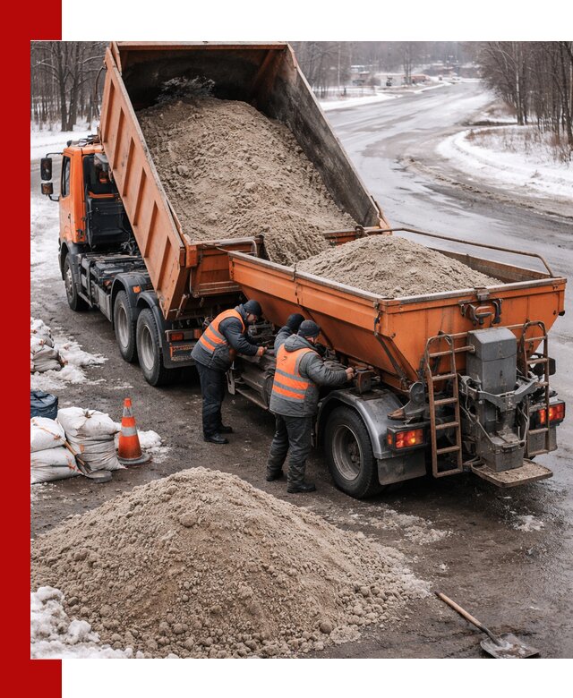 Поставка и вывоз пескосоля в Сатке оптом и в розницу
