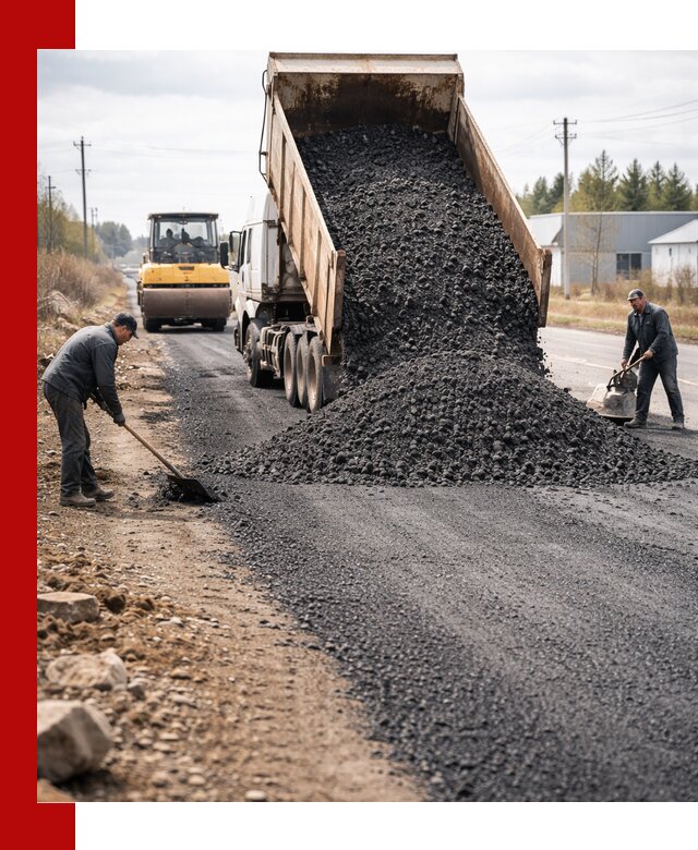 Асфальтовая крошка для дорог в Сатке — поставка и доставка