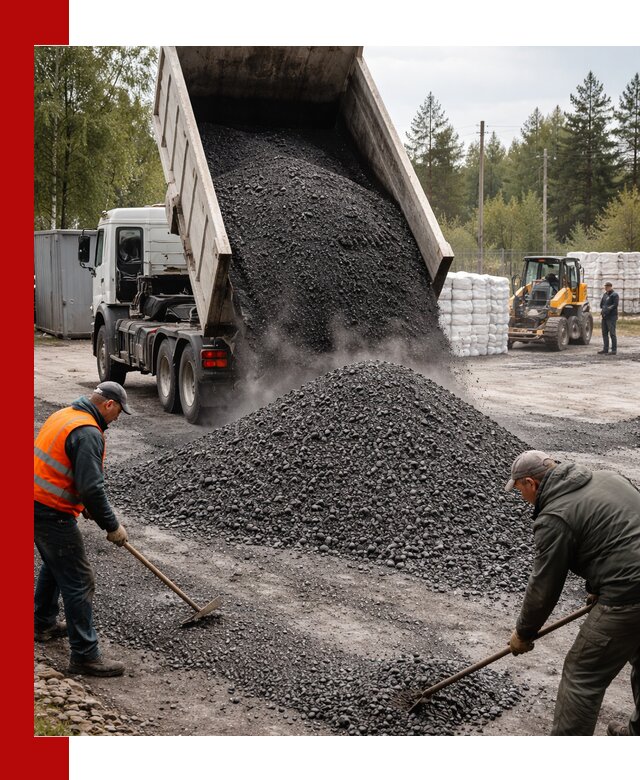 Доставка и продажа асфальтного гранулята в Сатке