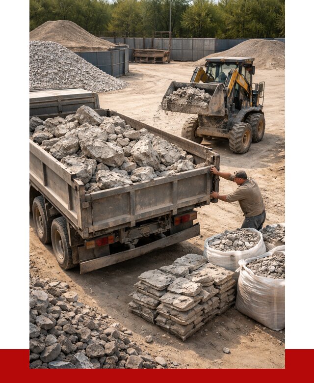 Купить бой бетона с доставкой в Сатке от 4965 р. | ПРОНЕРУДСтк