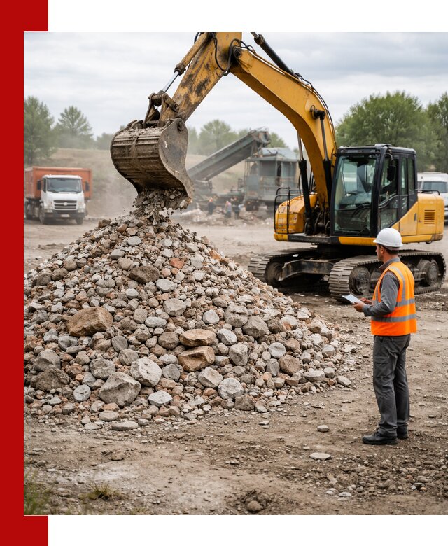 Доставка и вывоз строительного боя в Сатке