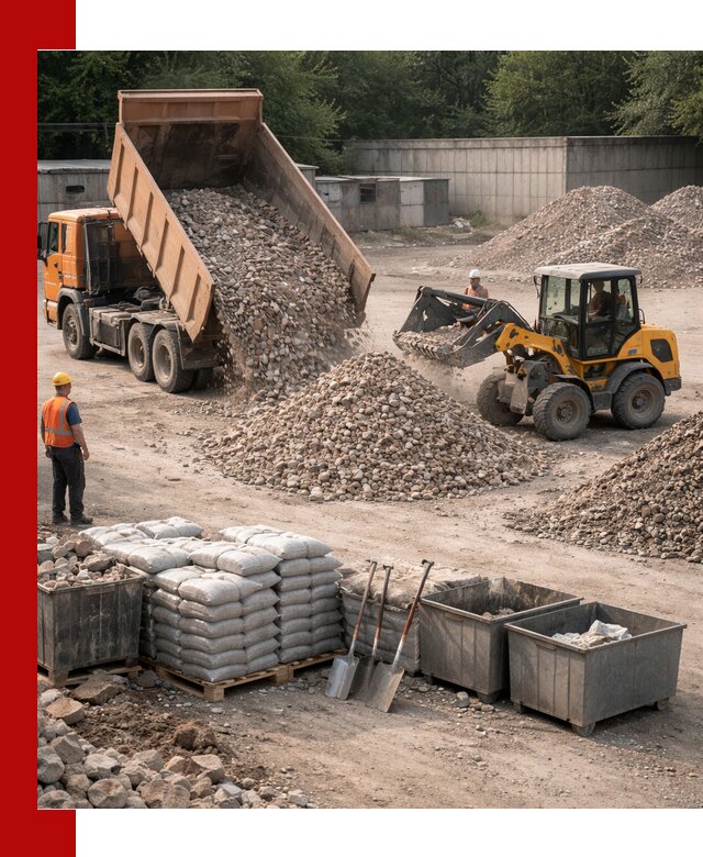 Вторичные материалы для отсыпки в Сатке — поставка и доставка