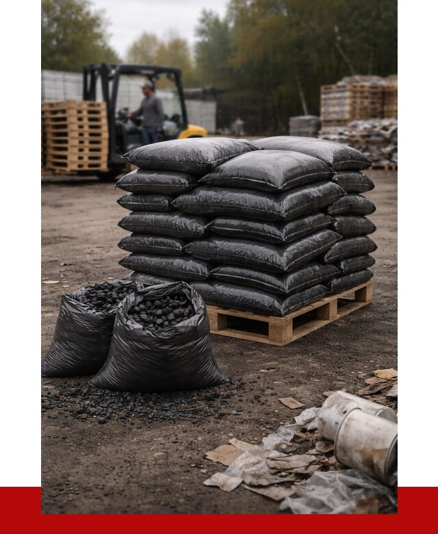 Купить уголь в мешках с доставкой в Сатке от 7758 р. | ПРОНЕРУДСтк