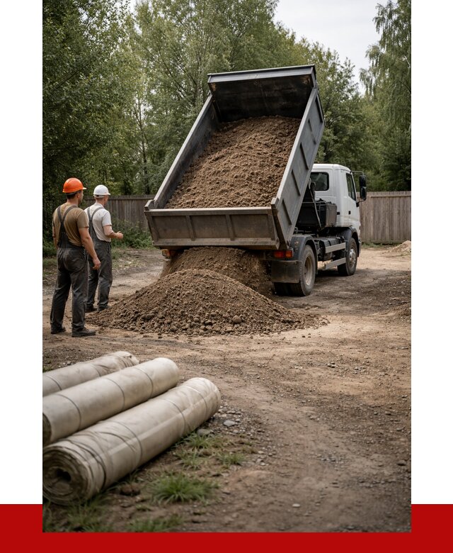 Доставка сыпучих материалов самосвалом в Сатку от 4344 р. | ПРОНЕРУДСтк