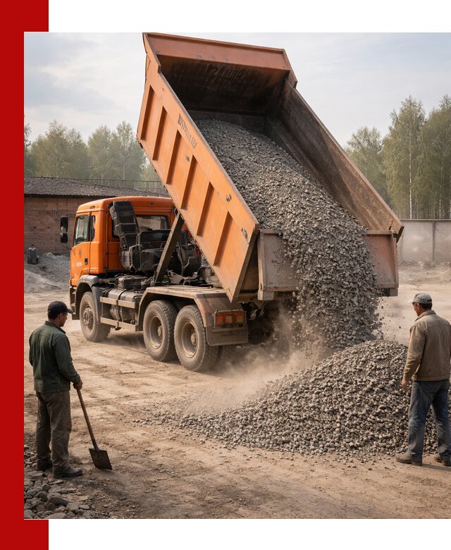 Доставка самосвалом 20 м3 в Сатке быстро и надежно