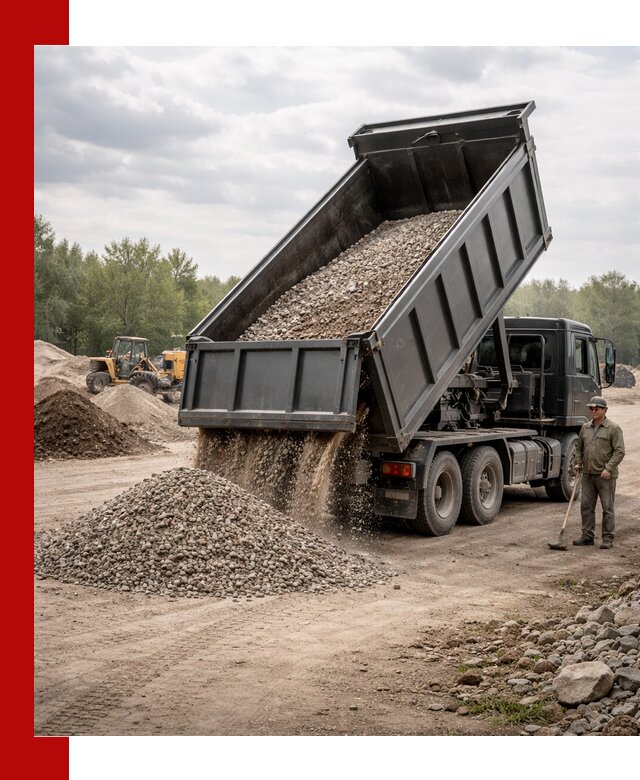 Доставка самосвалом 30 м3 по выгодным ценам в Сатке