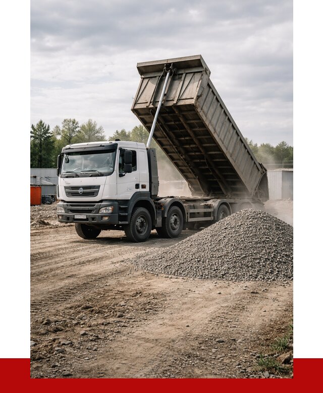 Доставка самосвалом 40 кубов в Сатке от 9310 р. | ПРОНЕРУДСтк