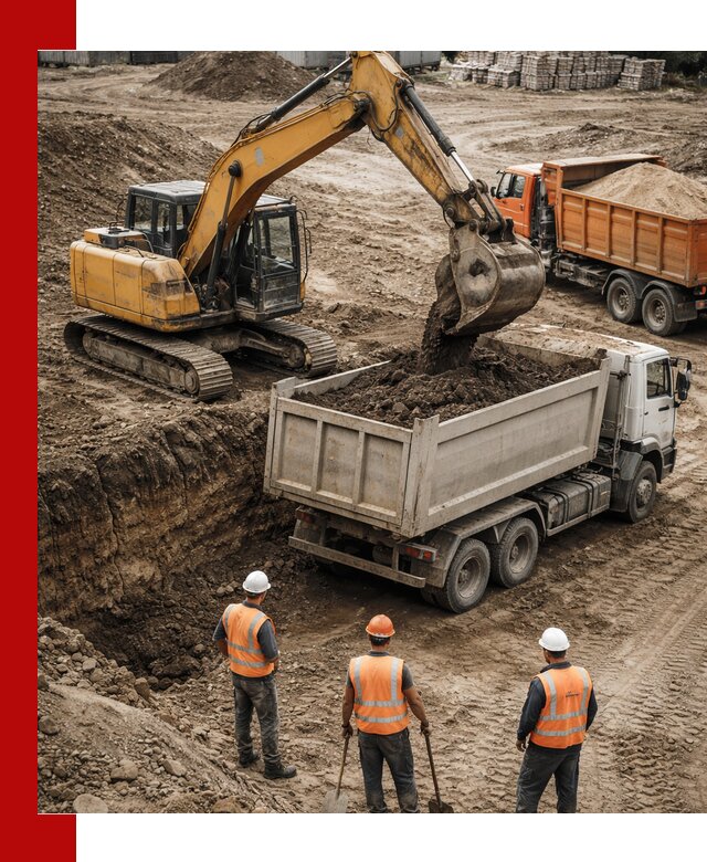 Разработка грунта для строительства и благоустройства в Сатке