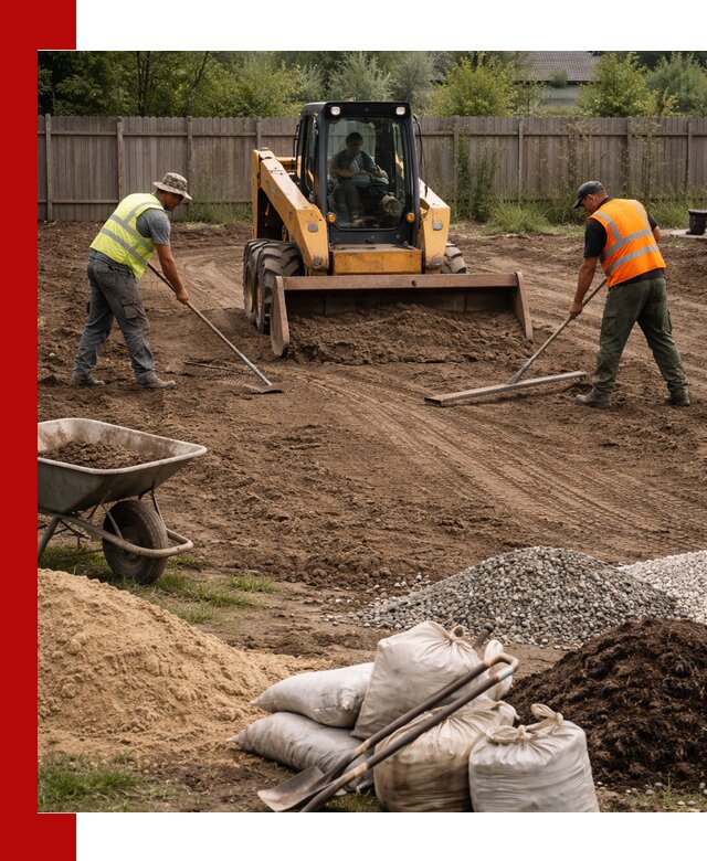 Выравнивание участка под строительство и благоустройство в Сатке
